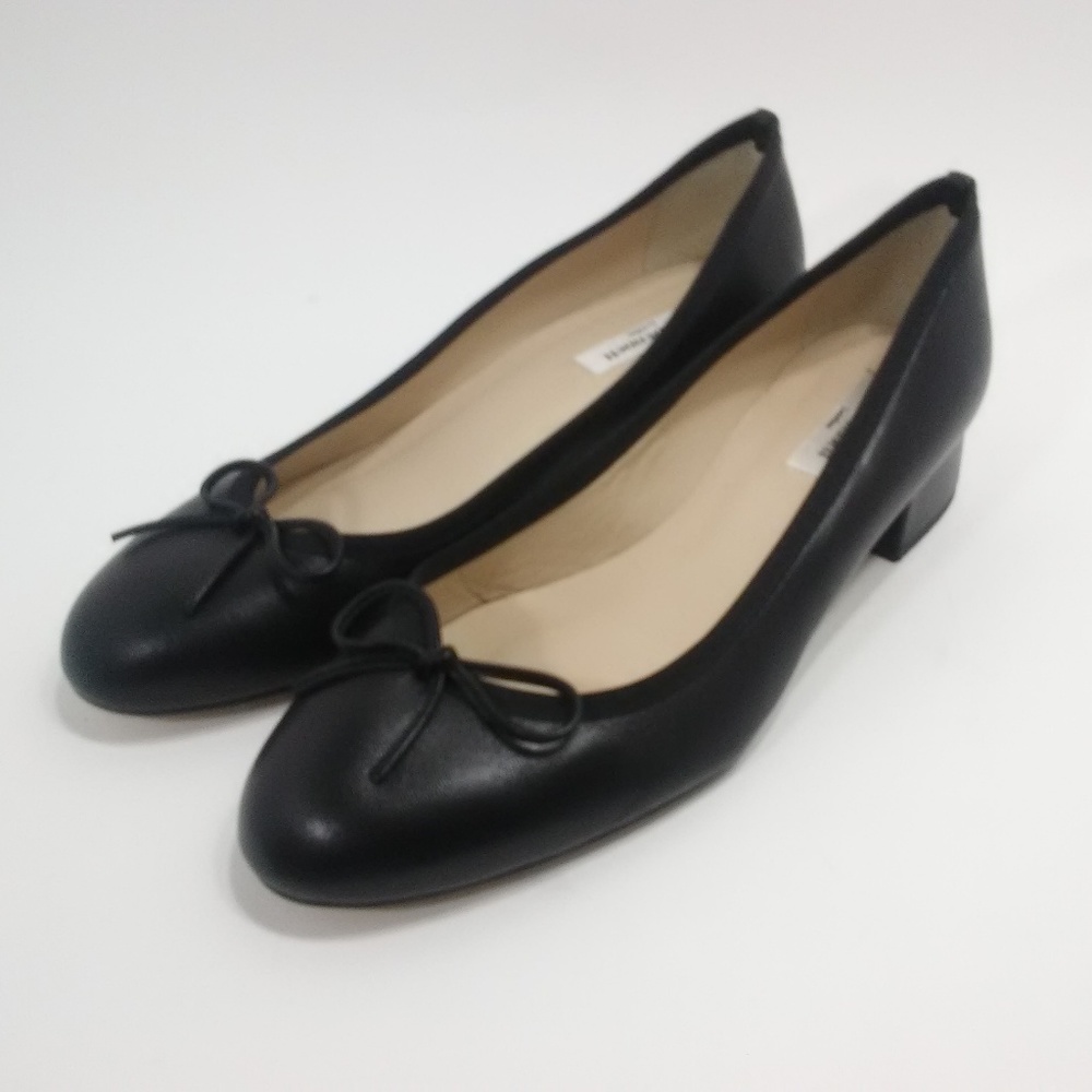 New LK BENNETT Ballerina Bow Flats Size 39 US 9